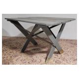 Sawbuck table 41x35x27
