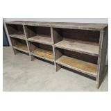 Early divided shelf 107"14"42"