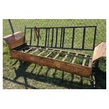 Metal glider needs work 78"