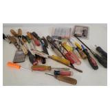 Nice lot of screwdrivers and miscellaneous