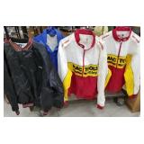 Jackets , advertising,  sizes sm. medium and XL