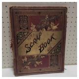 Victorian scrap/trade card book