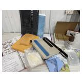 Paper cutter, cutting mats, new envelopes, spiral