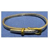 Sterling buckle bracelet