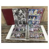 2 baseball card albums