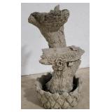 Concrete bird bath 24in