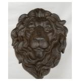 Cast iron gothic lion face