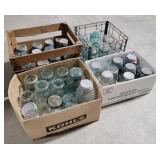 Four boxes of canning jars