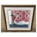 Pauline Eble Campanelli print Mute Swan