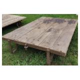 Iron dock cart with wooden deck 60x42x12