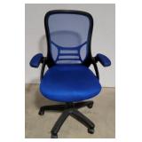 Blue office chair