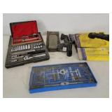 Tap and die set, socket set, drafting