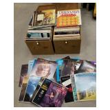 2 cases of some vintage records, too many to