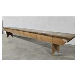 Bucket bench 120"12"17"