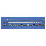 3 sterling bracelets