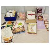 Box of greeting cards, graduation, Valentine