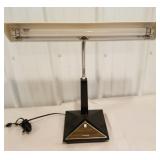 Panasonic  desk lamp , retro painting on velvet