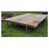 Dock cart with wooden deck 42x60x12