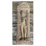 HEAVY carved stone deity