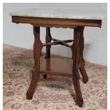 Walmart marble top parlor table 28x20x29