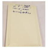 Victorian trade cards and calling card binder