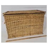 Wicker basket 24x12x16