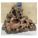 Soapstone sculpture- has some chips in it