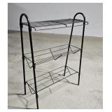 Wire bookshelf27"12"36"
