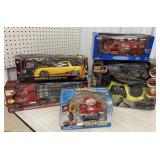 Toys in original boxes