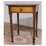 Cherry and birds eye maple stand 21x19x29