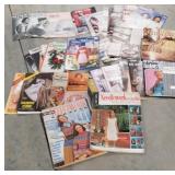 Needlepoint, crochet,crafts magazines,