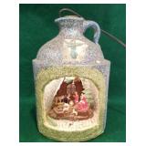 Nativity jug, lights up