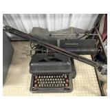 International typewriter & a tripod - HEAVY!!!