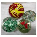 4 beautiful paper weights