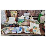 Misc ephemera - maps, postcards, stamps, etc