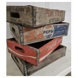 4 soda crates