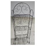 Wire bookshelf 19"10"48"