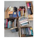 6 boxes books