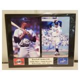 Willie Mays and Sandy Koufax signed 8x10 photo