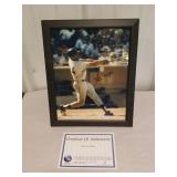 Willie Mays signed 8x10 framed photo with