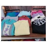 12 beautiful sweaters, 2 sweatshirts, small/med