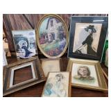 Frames and pictures, 1 on mirror
