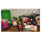 Lot of toys, hawk, troll, war stars, dinosaurs