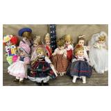 11 Madame Alexander dolls