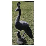 Aluminum peacock 36"t