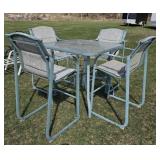 Bistro height patio set