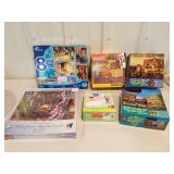 6 boxes of puzzles