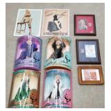 Beautiful lot of Marilyn Monroe, tin pictures,