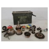 Ammo can full of wire wheels