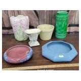 Retro flower pots and vases